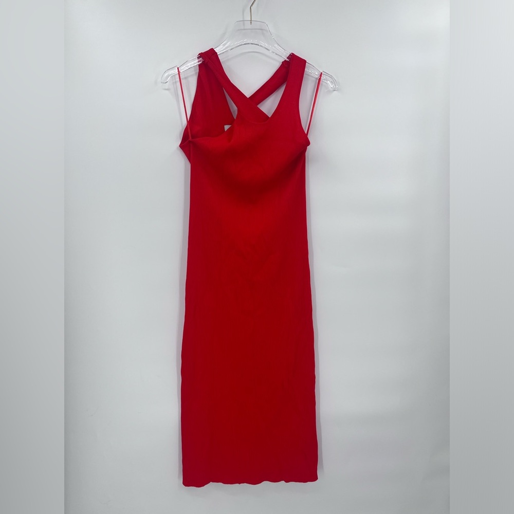 Modern Citizen Halter Red Bodycon Dress Women L